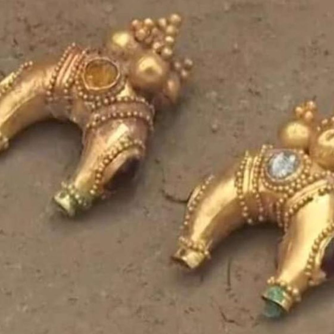 2,000-year-old gold jewelry from mysterious culture discovered in