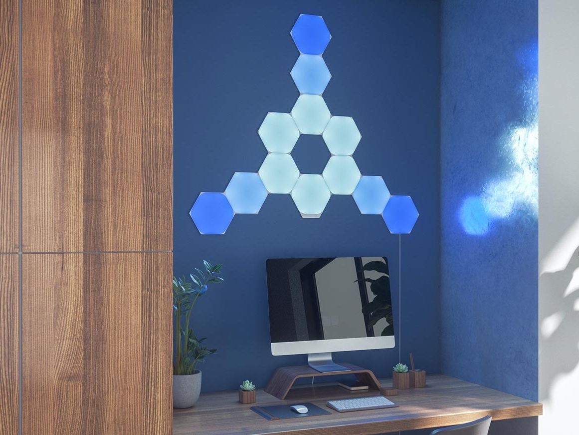 【Taka】nanoleaf shapes Shapes Triangles & Mini Triangles Smarter Kit (17 Panels) - NL56-K