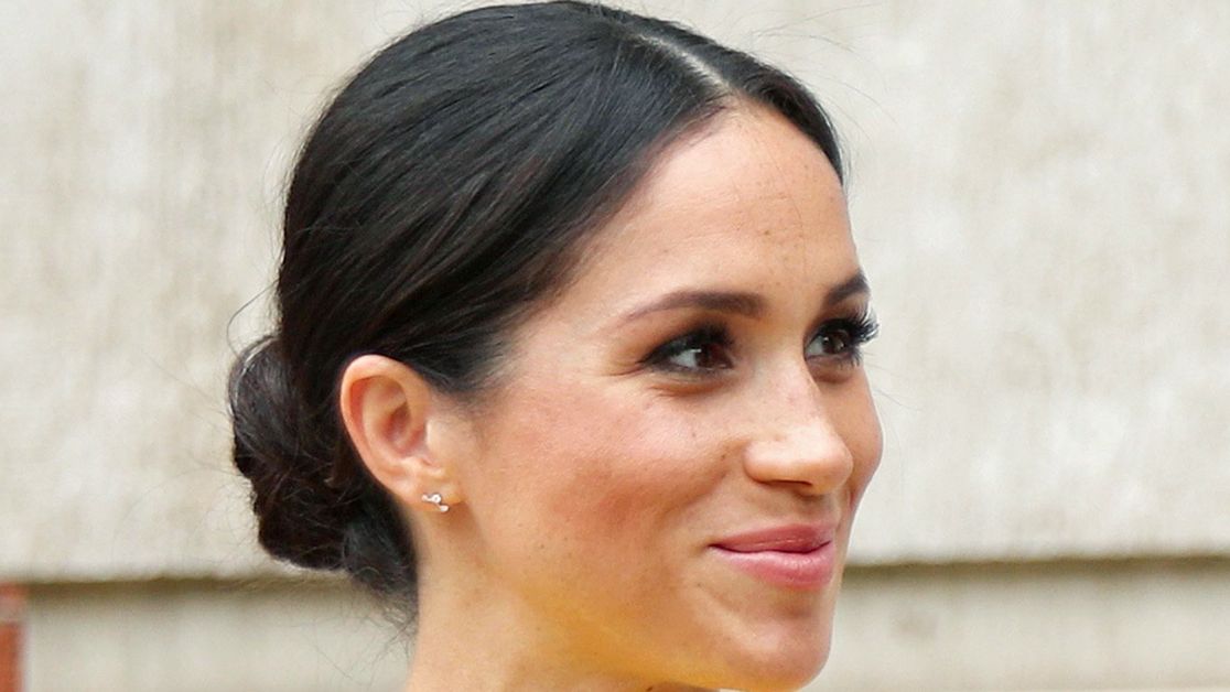 gold dress meghan markle Meghan Markle 2023 Ms Foundation Golden Midi Dress