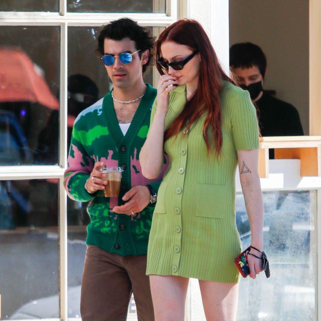 sophie this is us green dress Turner Stuns in Mini in LA non_rts