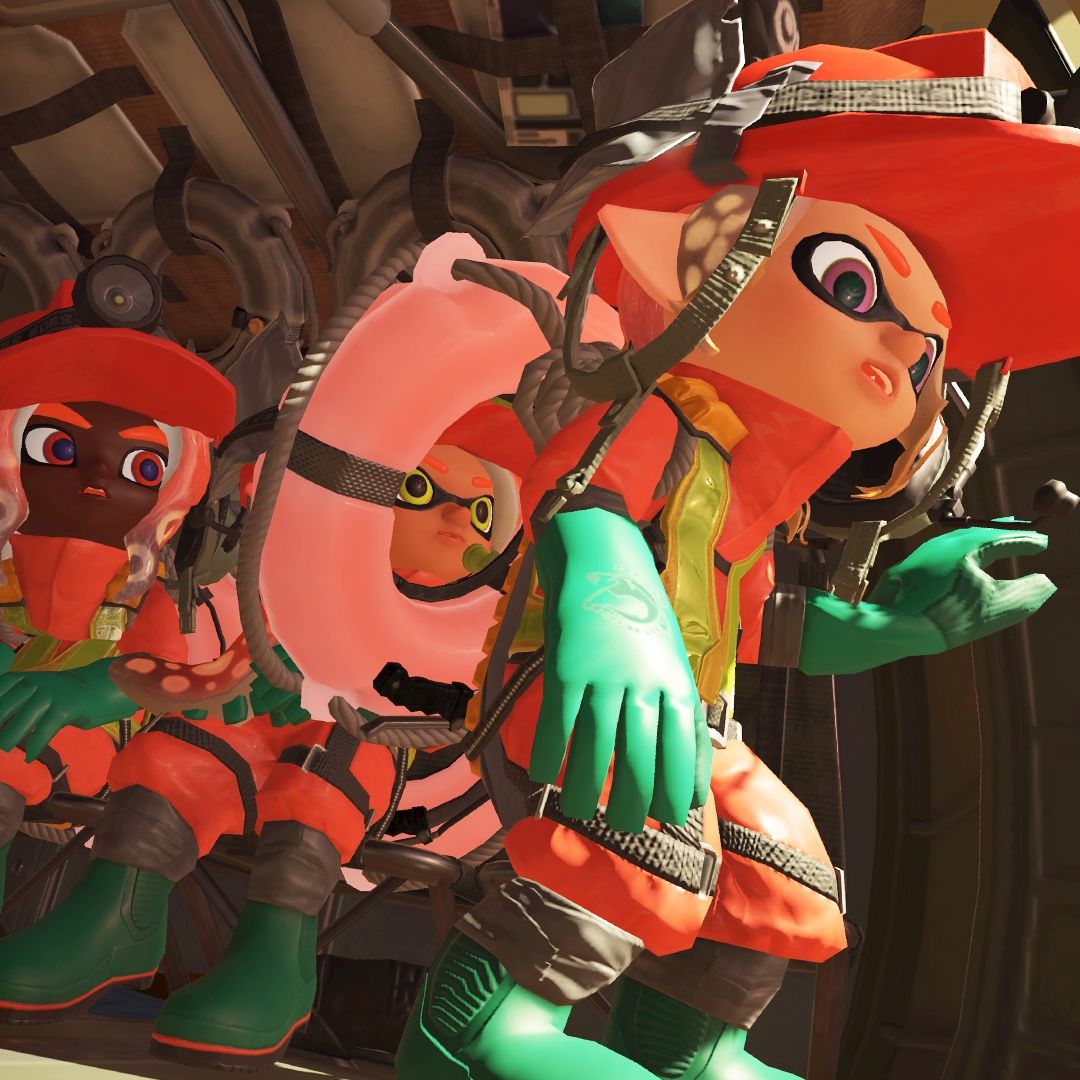 ロンT SALMON RUN Splatoon 3 Salmon Run Next Wave - Inkipedia, the Splatoon wiki