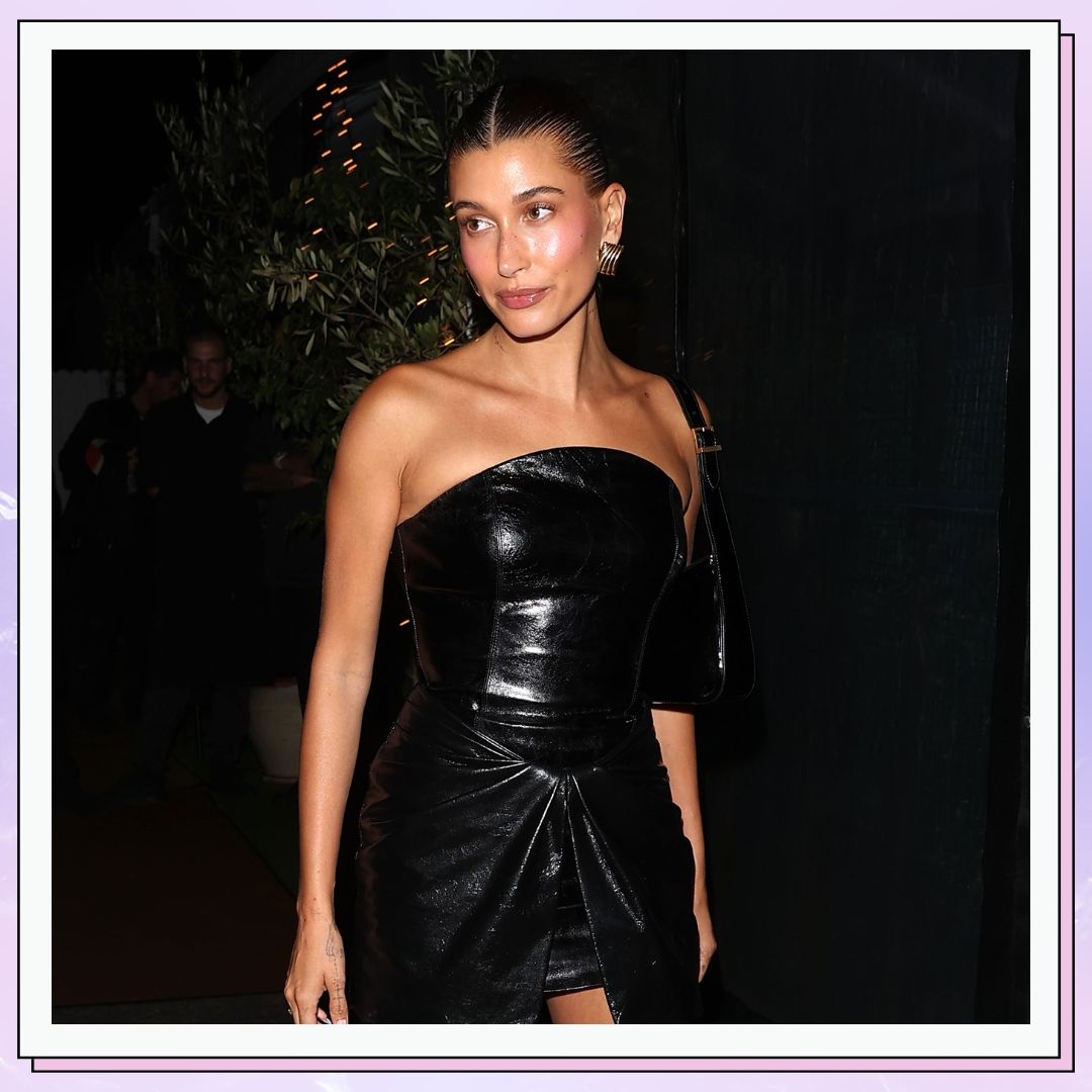 leather bandeau dress Black Faux Leather Bandeau Seam Detail Mini Dress