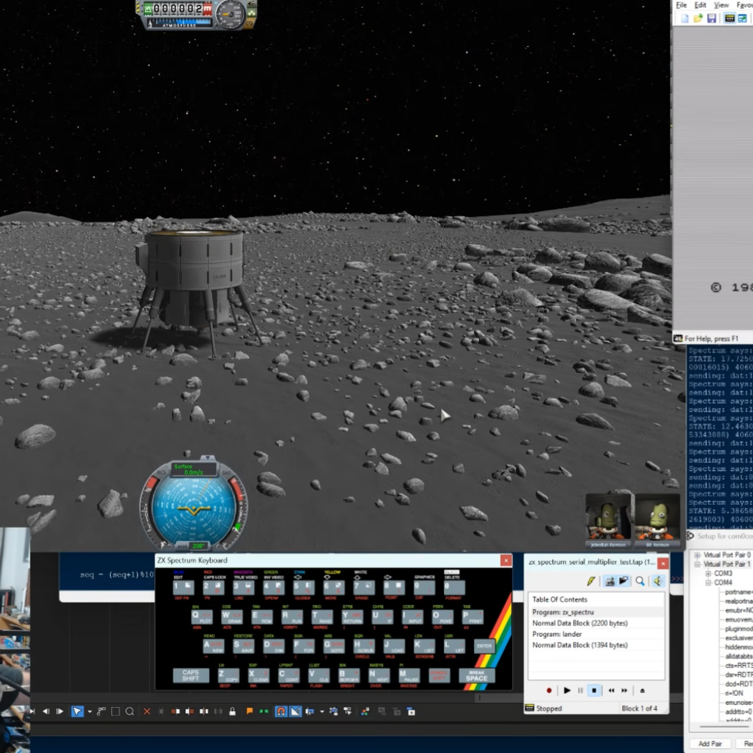 Enthusiast 'lands' on the moon using hardware from the 1980s — ZX