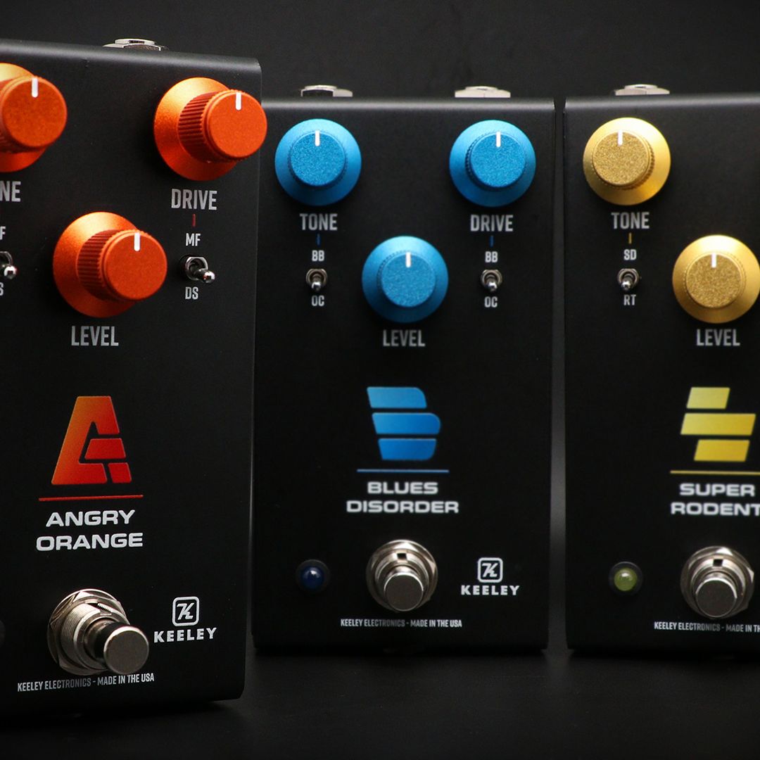Keeley Electronics Angry Orange, Blues Disorder and Super Rodent