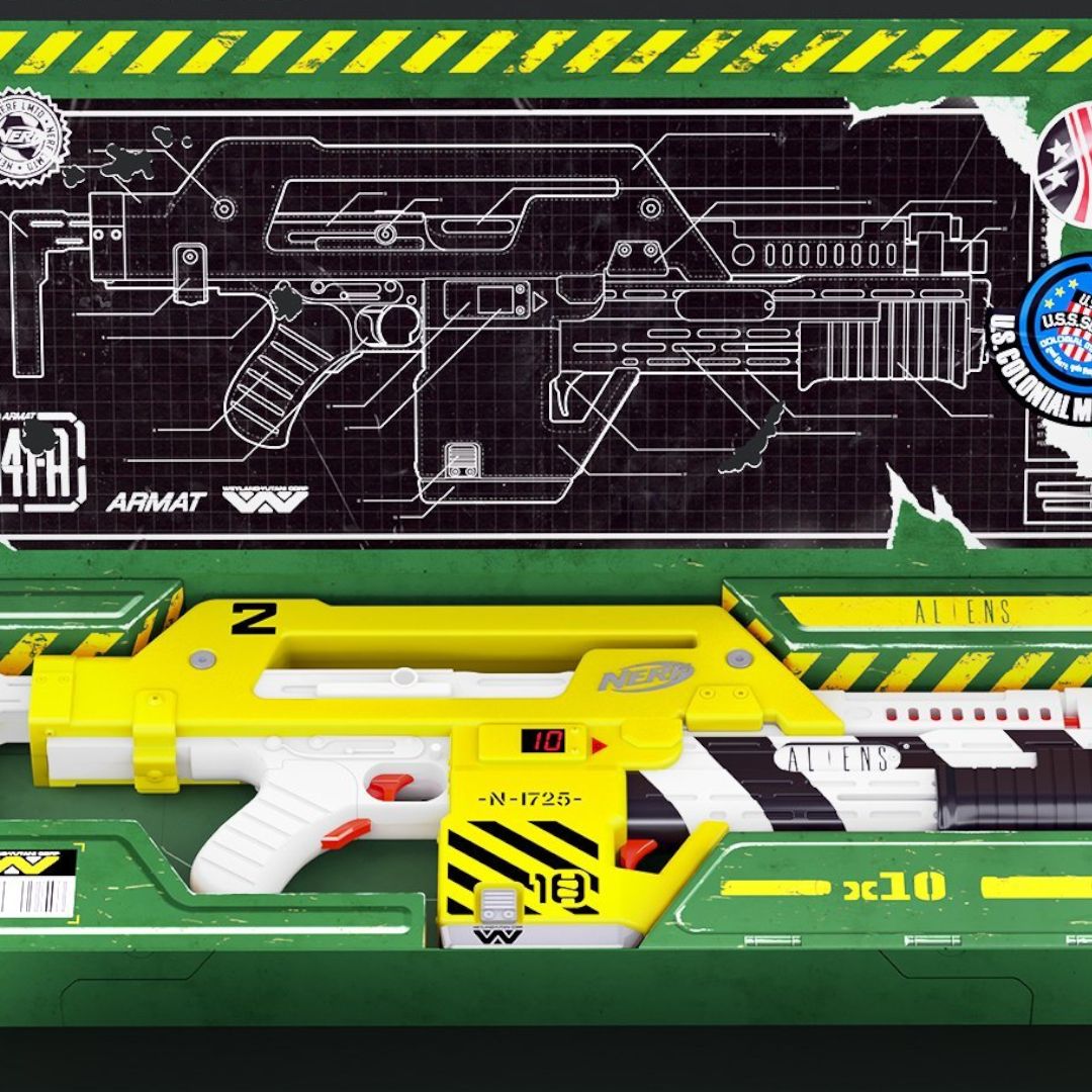 New Nerf Aliens M41-A Pulse Blaster means it's game over