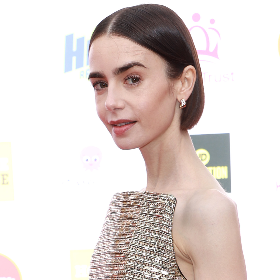 Lily Collins Styles a Carolina Herrera Gown in the Met Gala's Leading Color  Trend | Marie Claire