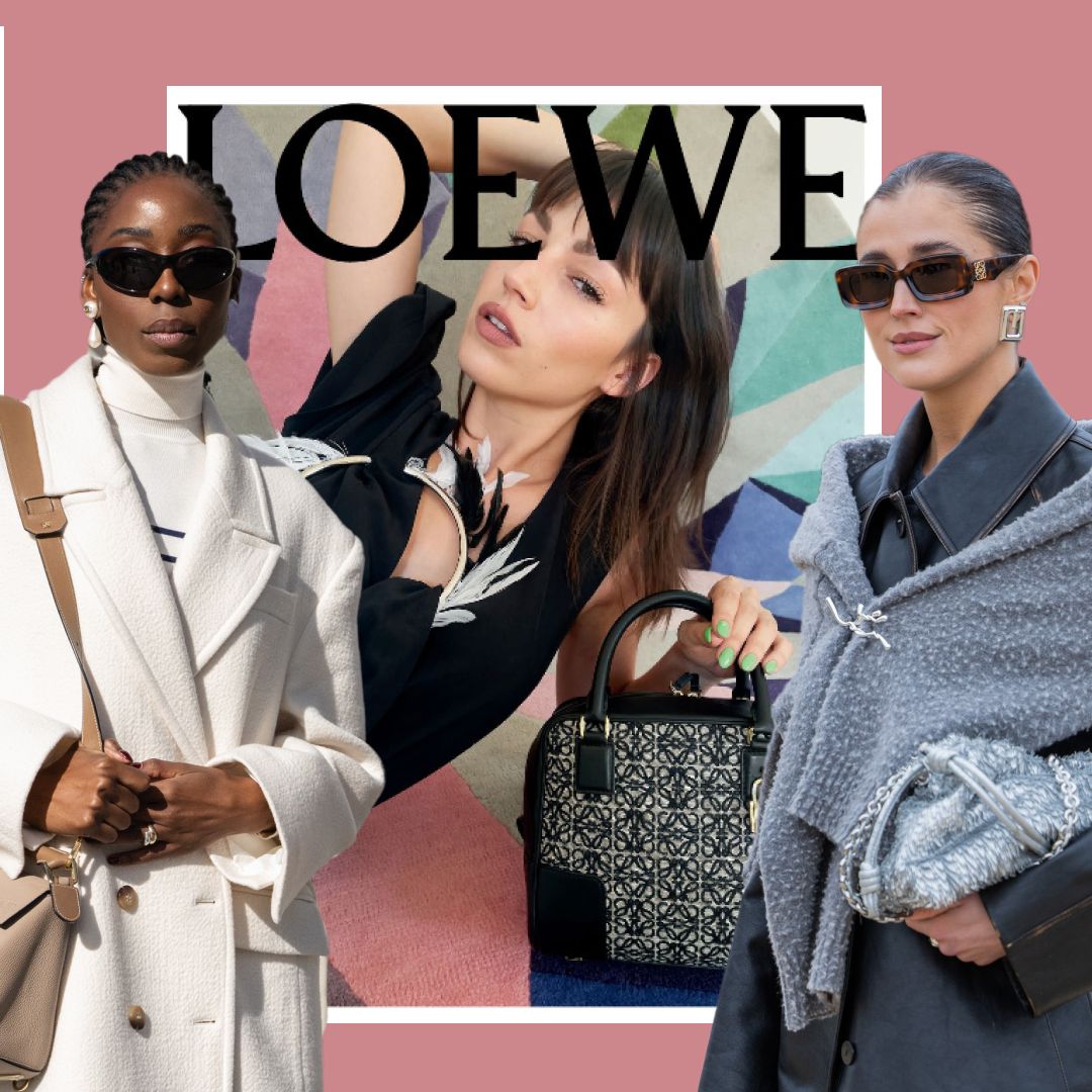 25SS new/LOEWE ノットレザーポーチ Poach Black Loewe - Pebble Pouch Black Leather Crossbody | Mitchell Stores
