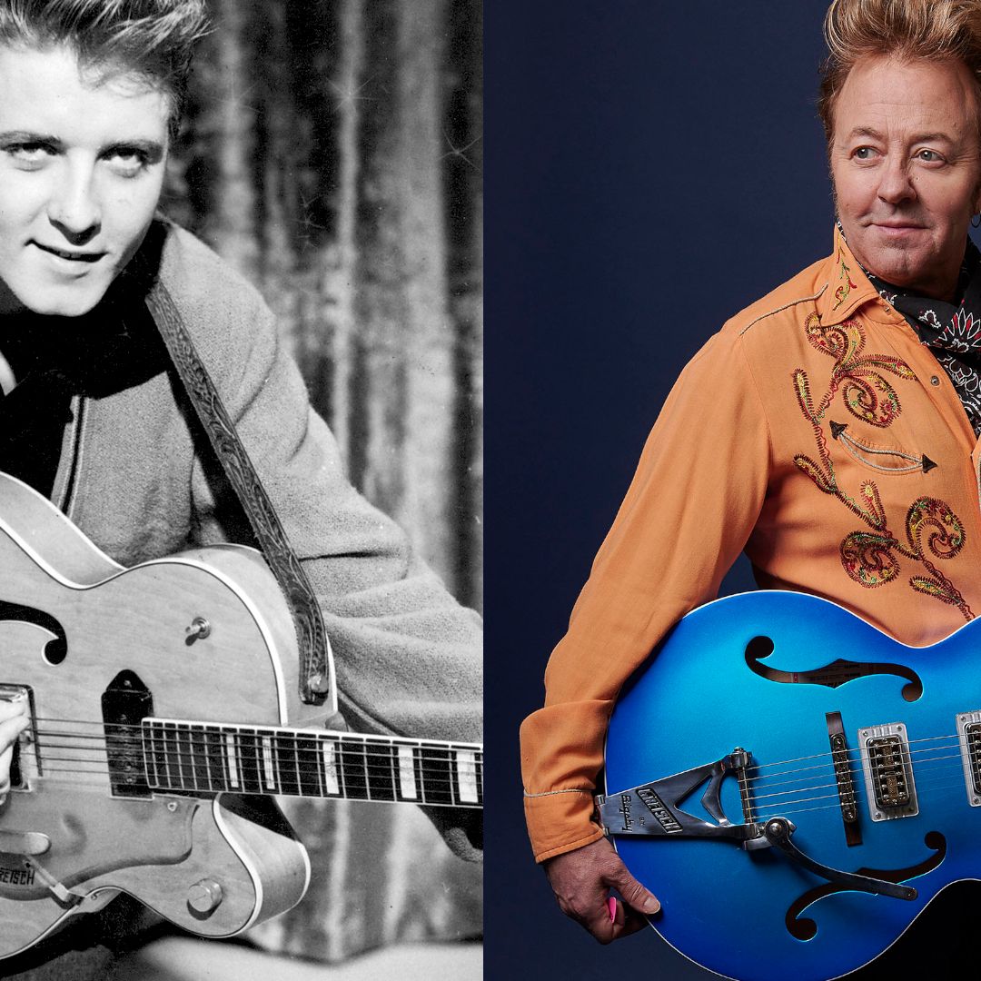 I played Eddie Cochran's guitar at his house. Turns out he was way