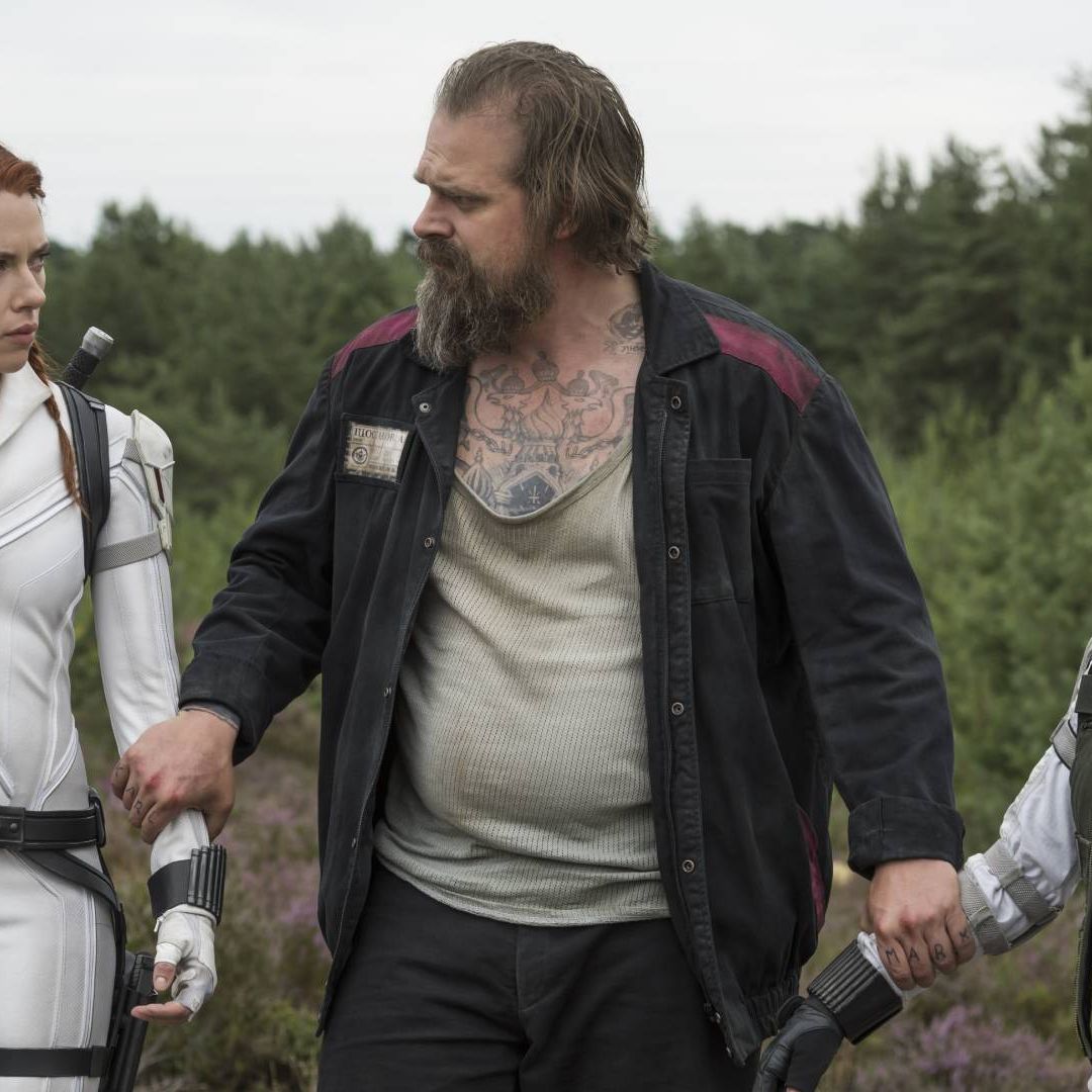 David Harbour confirms suspicions over the Black Widow ending | GamesRadar+