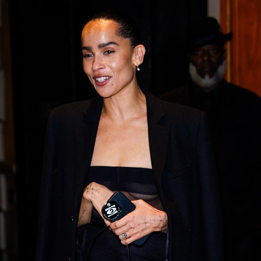 Zoë Kravitz Dresses Down the Paisley Trend With $650 Flip Flops by