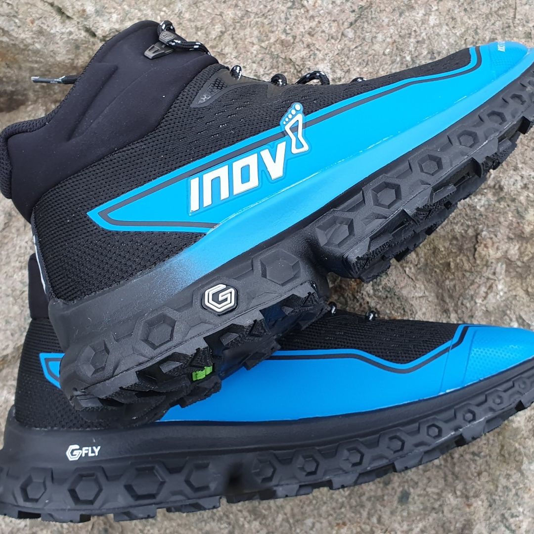 コニャック Inov-8 ROCFLY G 390 hiking boot review: super materials make super