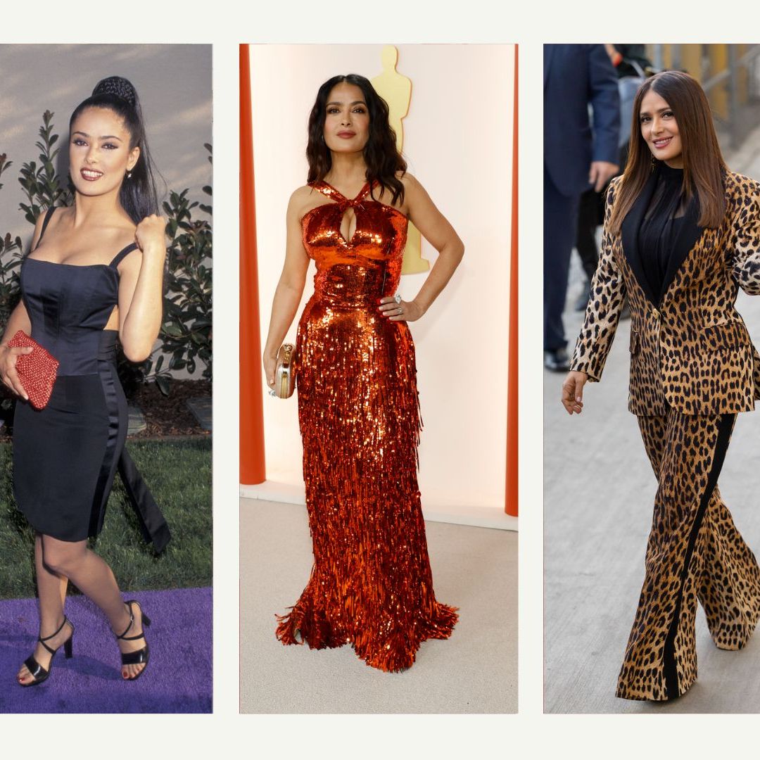 Salma Hayek's best looks: from stylish gowns to sharp suits | Woman & Home Salma Hayek's best looks: from stylish gowns to sharp suits | Woman & Home