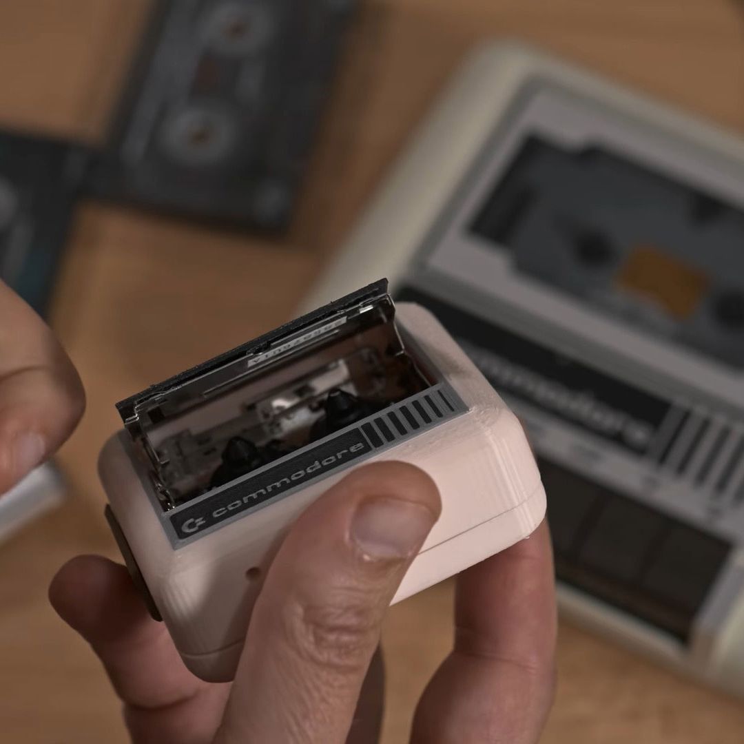 Remaking a Commodore 64 Datasette from 1982 using 1993