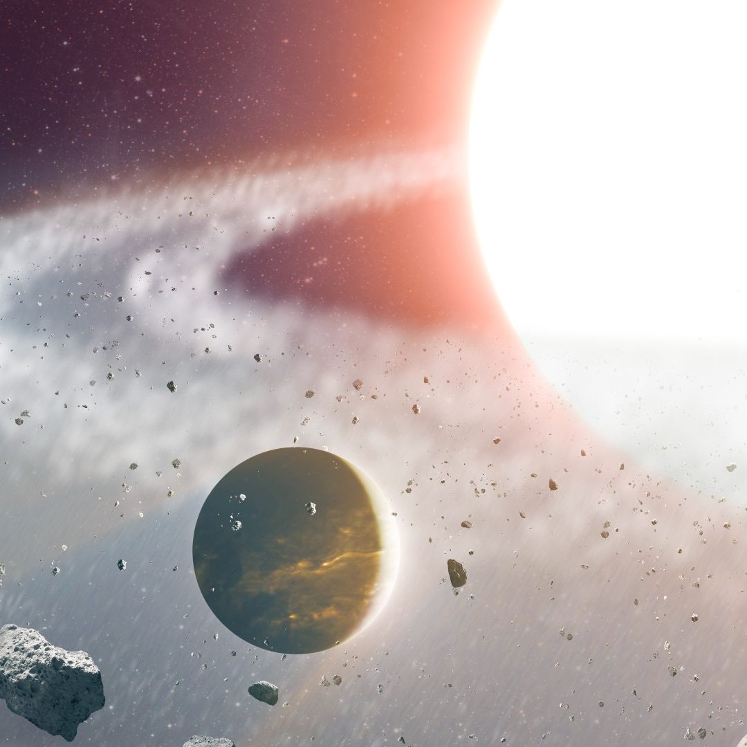 Forbidden planet' narrowly escaped becoming a snack for a dying