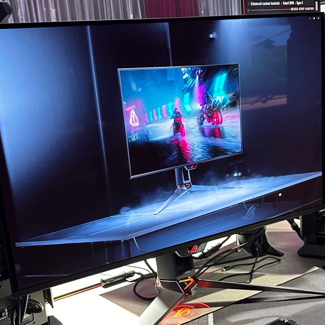 Stunning 240Hz 32-inch 4K OLED monitor is star of Asus's Stunning 240Hz 32-inch 4K OLED monitor is star of Asus's