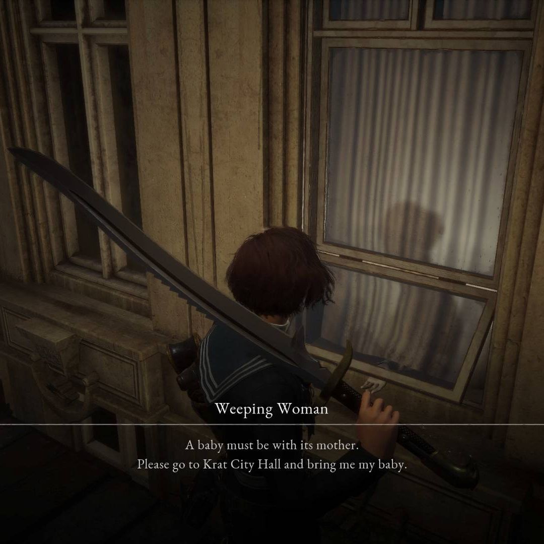 Lies of P Weeping Woman and baby guide | GamesRadar+, image size:1080x1080