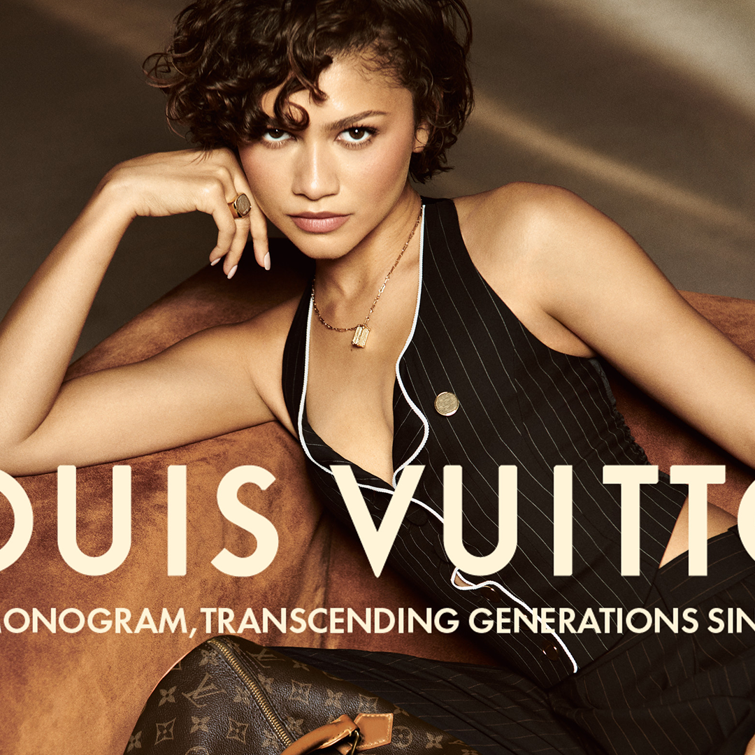 Zendaya Honors the Louis Vuitton Speedy in Monogram Campaign