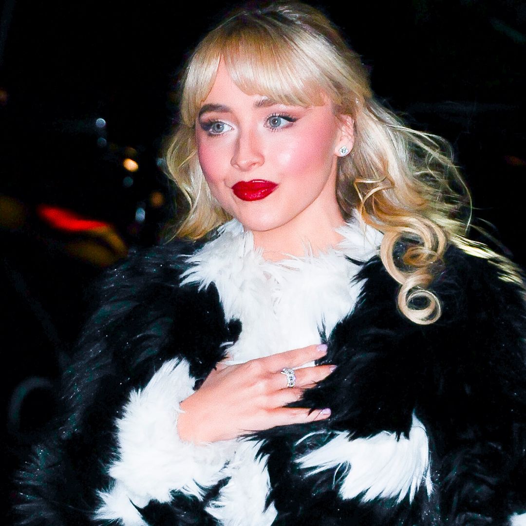 Sabrina Carpenter Toasts Her Christmas Special in Vintage