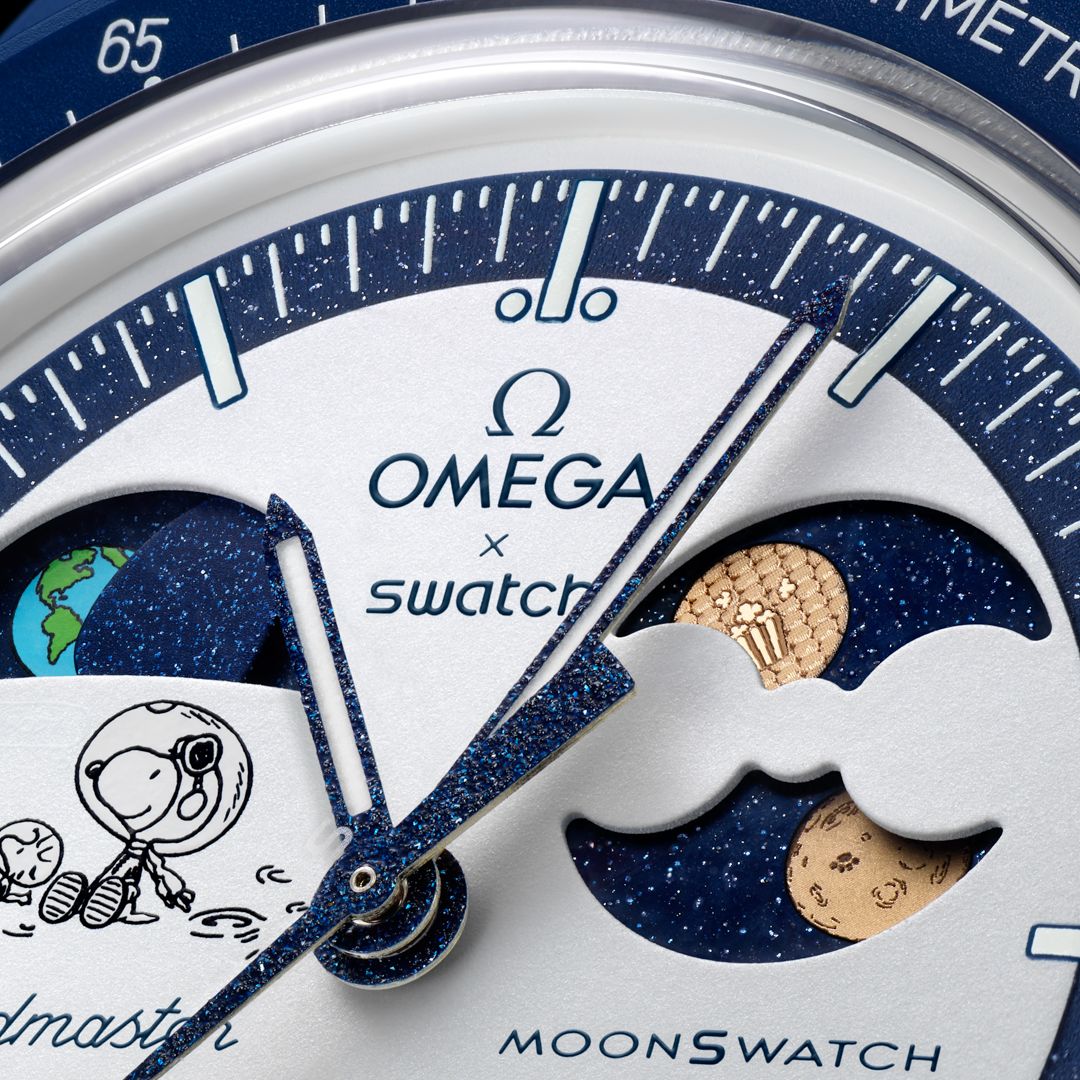 This new MoonSwatch has golden popcorn on its dial | T3