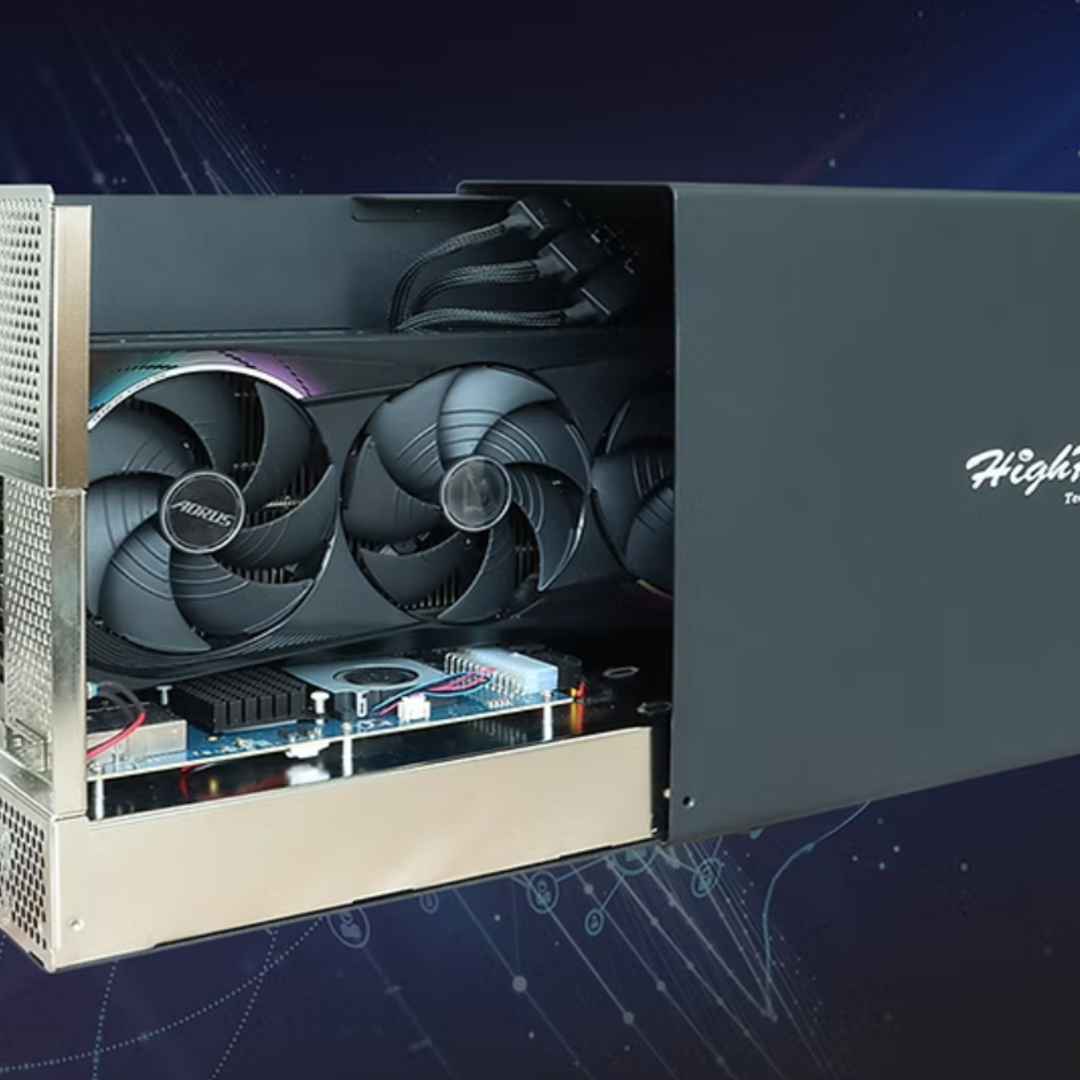 This $1,999 external GPU box lets you plug an RTX 5090 into