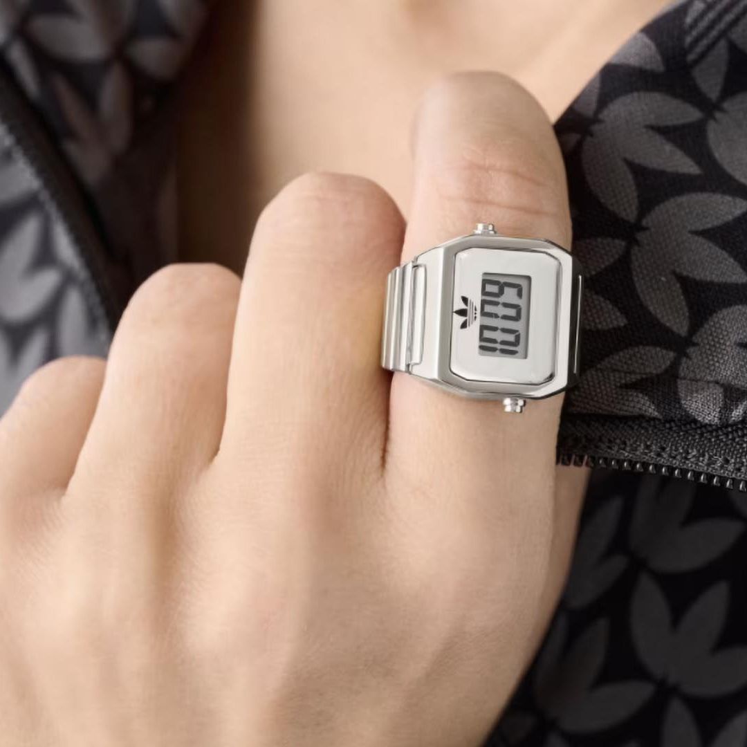 Adidas Originals has a minimalist watch ring for lower-tech hand