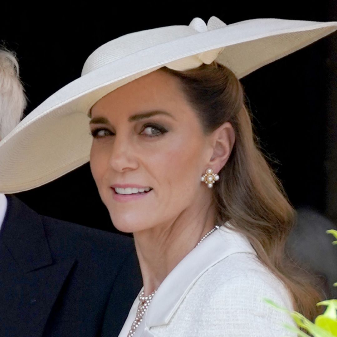 kate middleton re-wears cream self-portrait dress to garter day service Kate Middleton Wears Self-Portrait Dress for Second Time in 38 Days