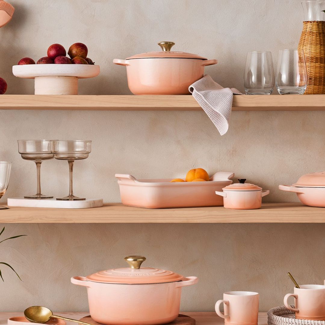 Limited edition Le Creuset Peche colour is a must for spring