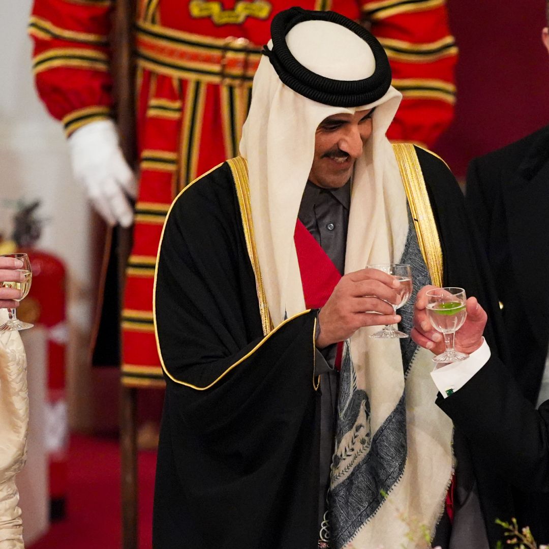 princess anne re-wears 40-year-old dress to qatar state banquet Her Royal Highness Princess Anne The Princess Royal is the undisputed Queen of the fashionable rewear. The long white coat which she wore to to the State Banquet in honour of the