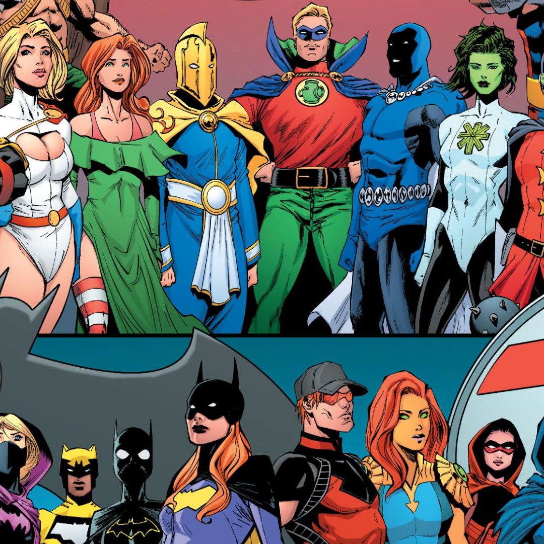 The Titans, JSA, and Bat-Family divvy up to protect the world from