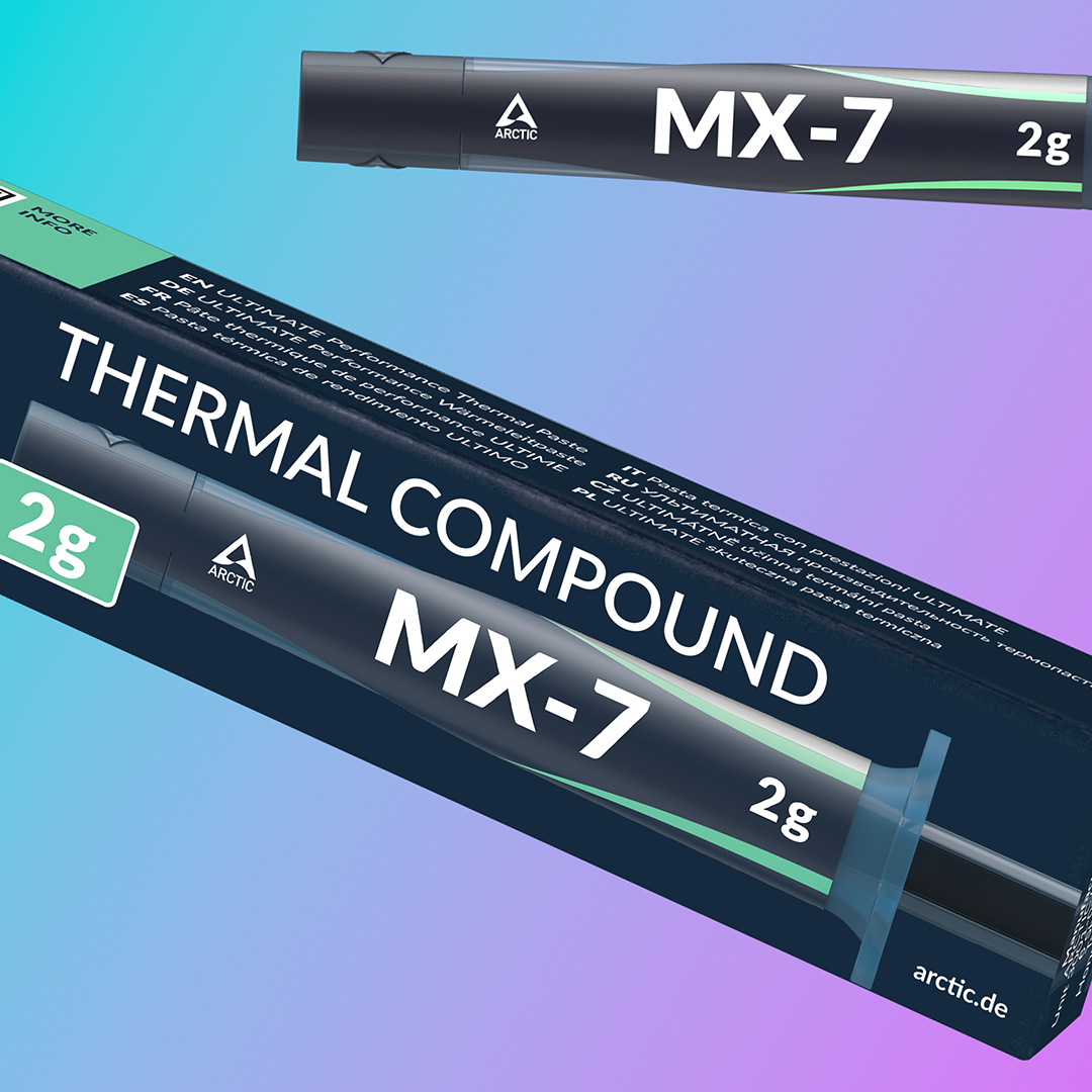 Arctic's new MX-7 thermal paste looks seriously good and I'm