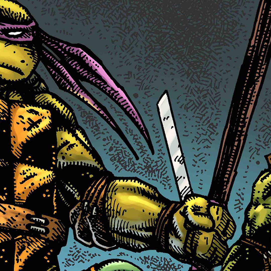 TIDE × TMNT コラボレーションポスター IDE TATRUHIRO TIDEとTeenage Mutant Ninja Turtlesのコラボレーションポスター