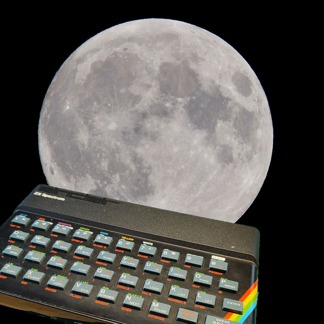 ＡＯＡＯ２３ページ ZX Spectrum flies simulated spacecraft using BASIC, Python, and