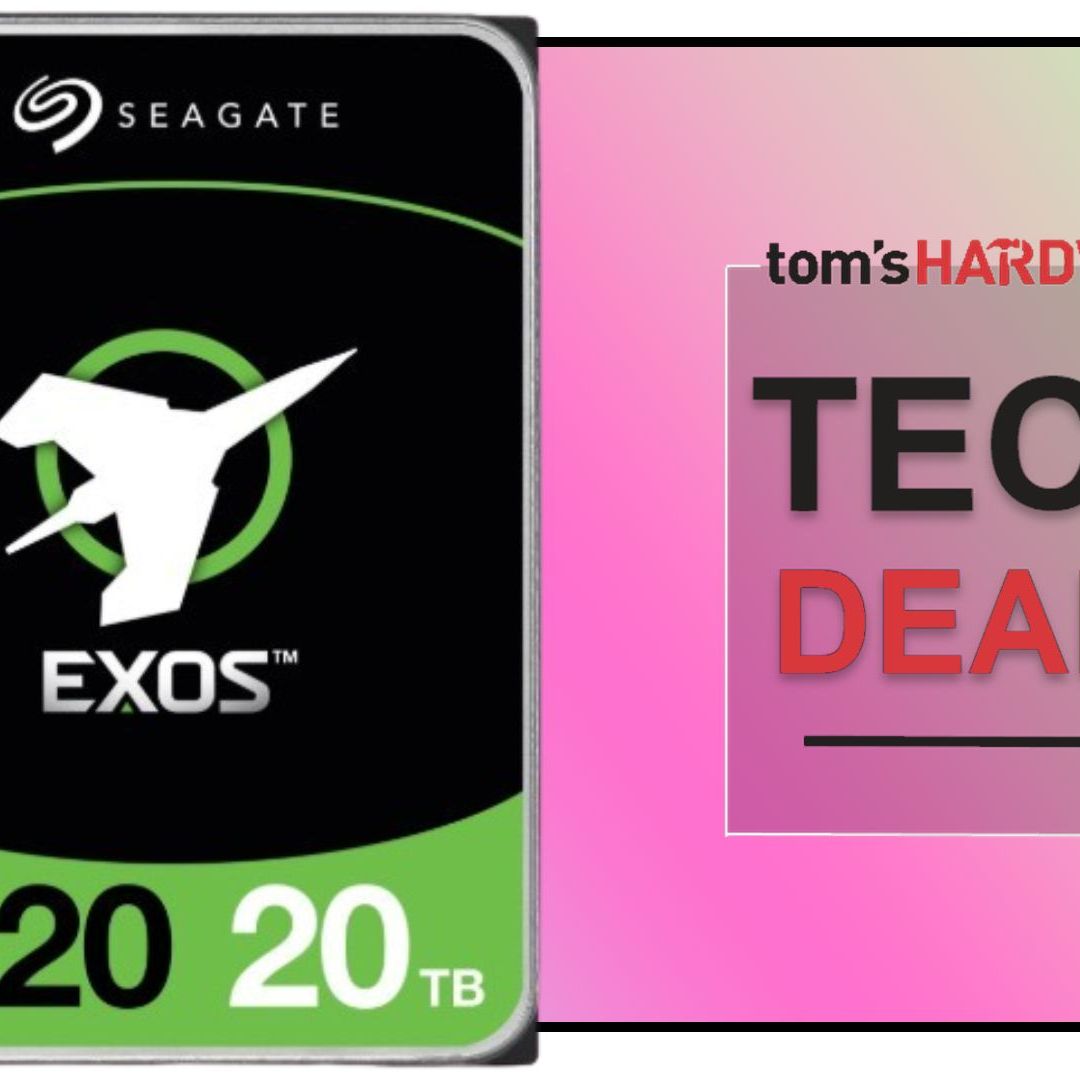 20TB Seagate Exos X20 HDD is only $16 per Terabyte — massive