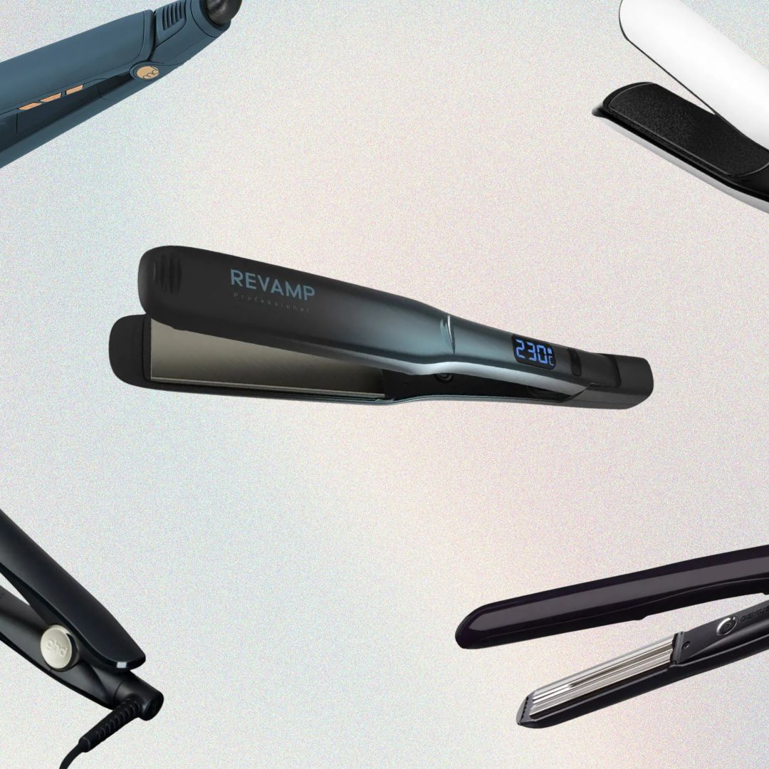 Buy REVAMP Wide Ultra X Shine Ceramic Hair Straightener - Black - View #3