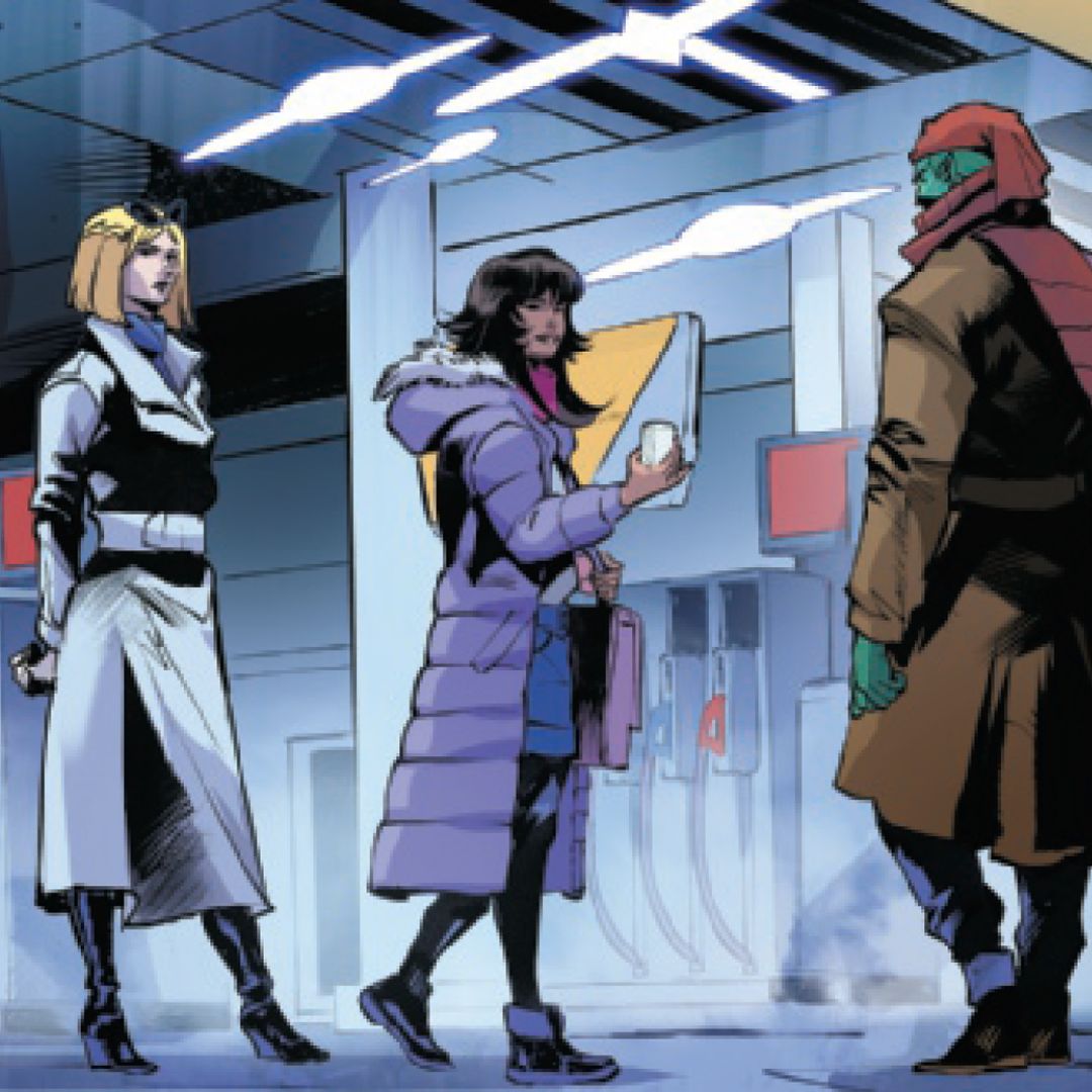Young mutants mourn the death of one of their own in NYX #3