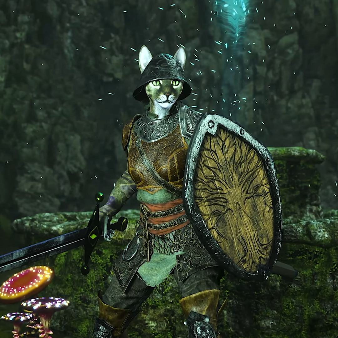 This dark fantasy action RPG is basically Dark Souls 4 except you play as a  Khajiit from Skyrim | GamesRadar+, image size:1080x1080