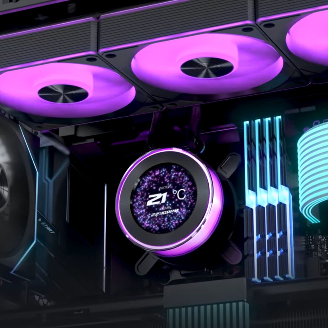 Lian Li's tube-hiding Hydroshift II LCD-C AIO cooler adds a