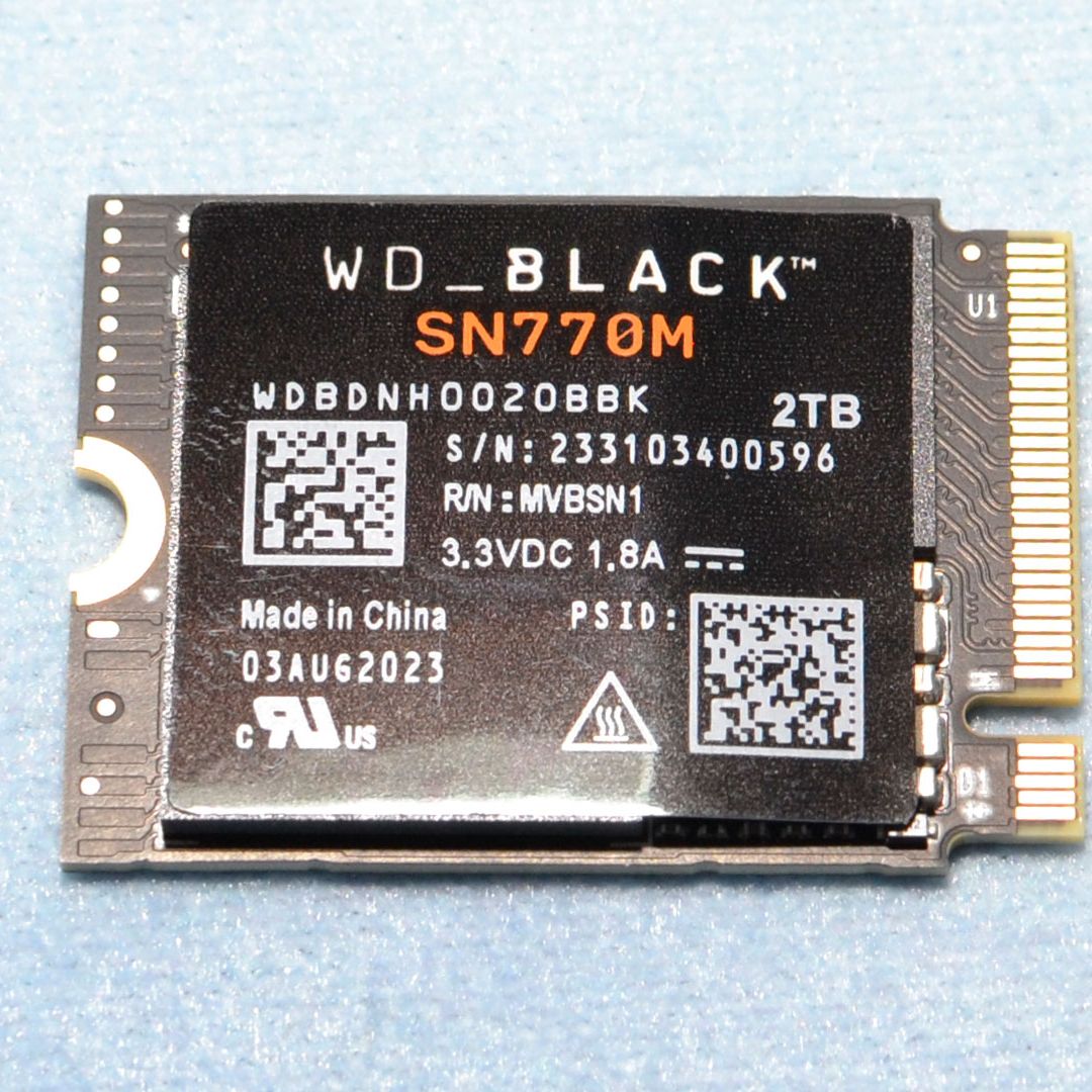 内蔵型SSD 2230 m.2 WD Black SN770M SSD 1TB 2TB WD Black SN770M (2230) SSD Review: The Portable Gaming