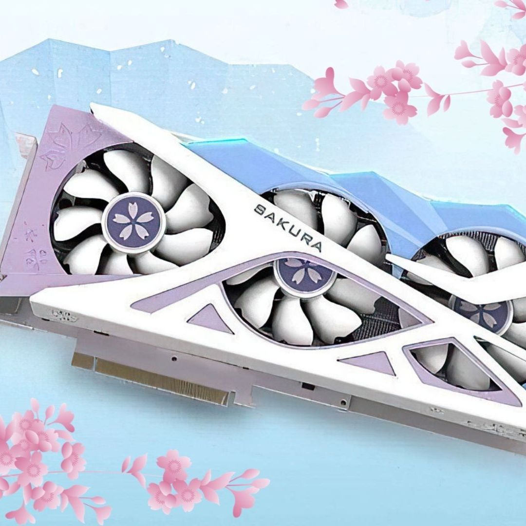 グラフィックボード・グラボ・ビデオカード Yeston Radeon RX6800XT 16GB Sakura Waifu