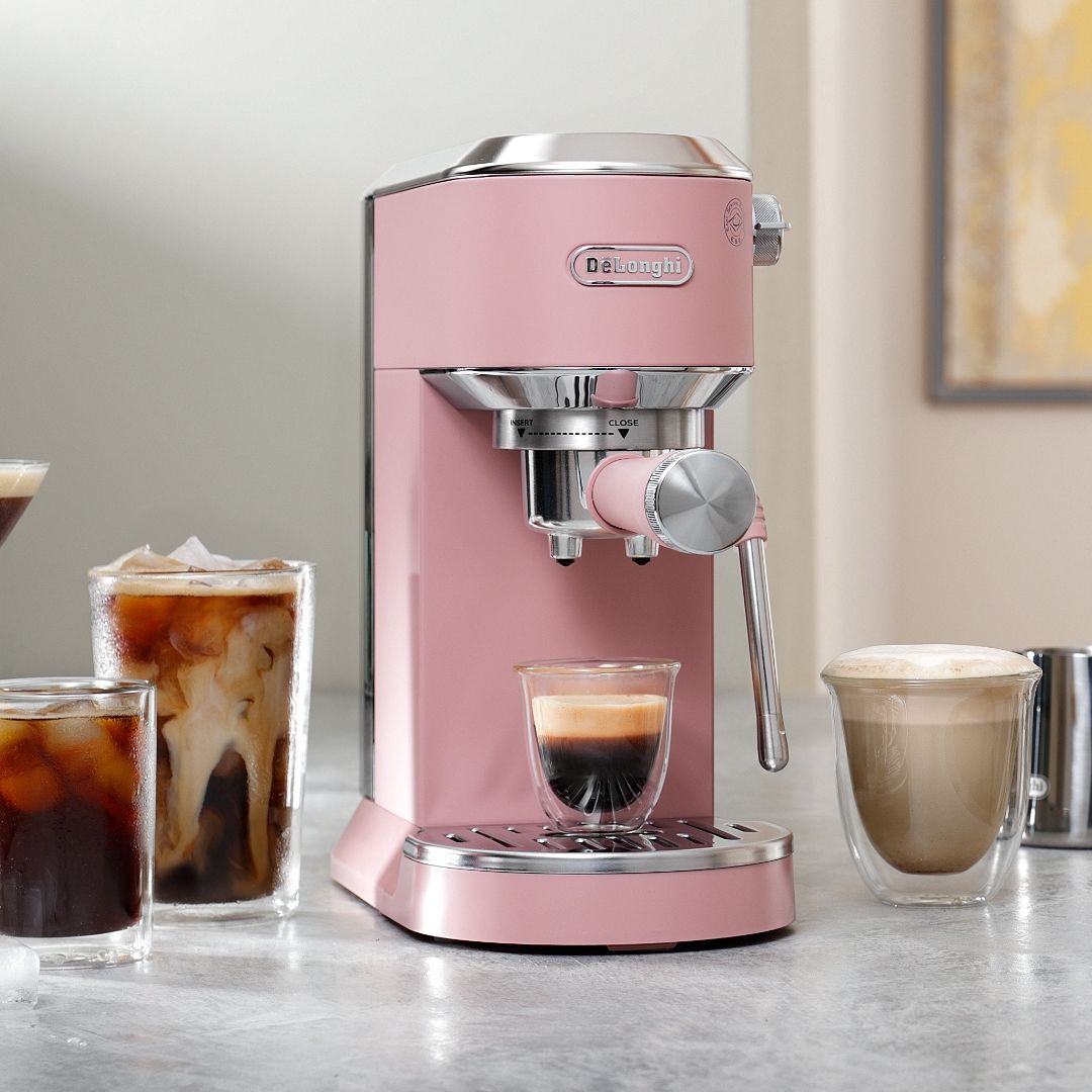 De'Longhi's colorful new coffee maker is so compact you could put