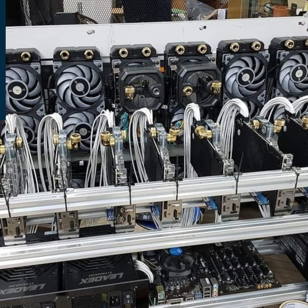 Crypto Mining Farm Rtx 3080 Nvidia Cloud Mining Crypto-mining Rig Loaded  With Nvidia RTX 3090