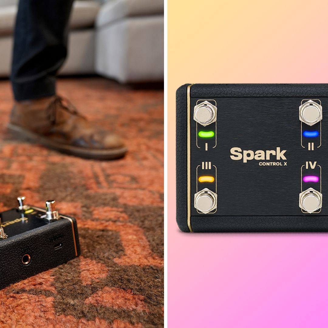 Positive Grid debuts colorful new Control X Spark footswitch