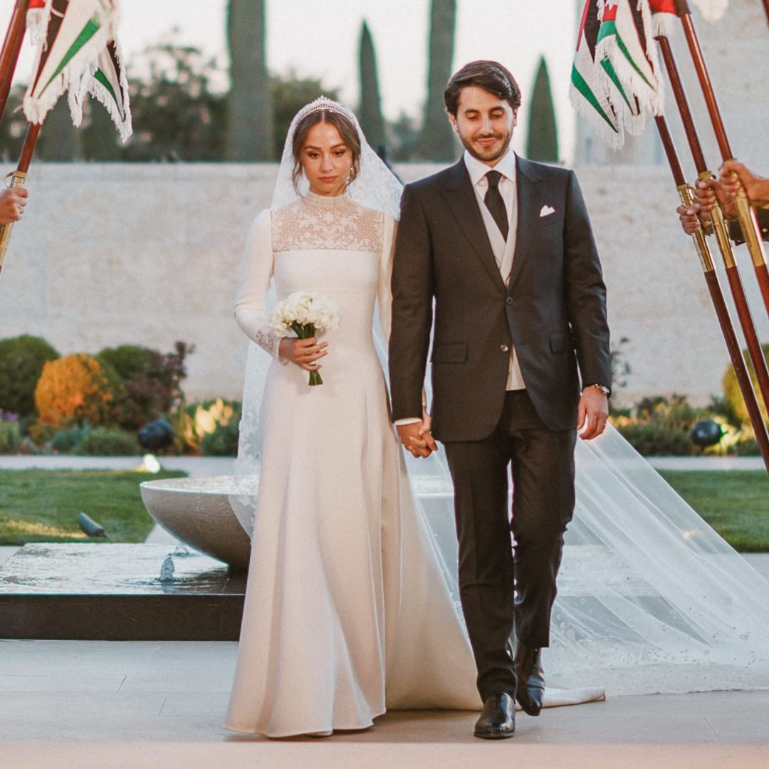 Princess Iman's wedding: Stunning lace gown and THAT tiara
