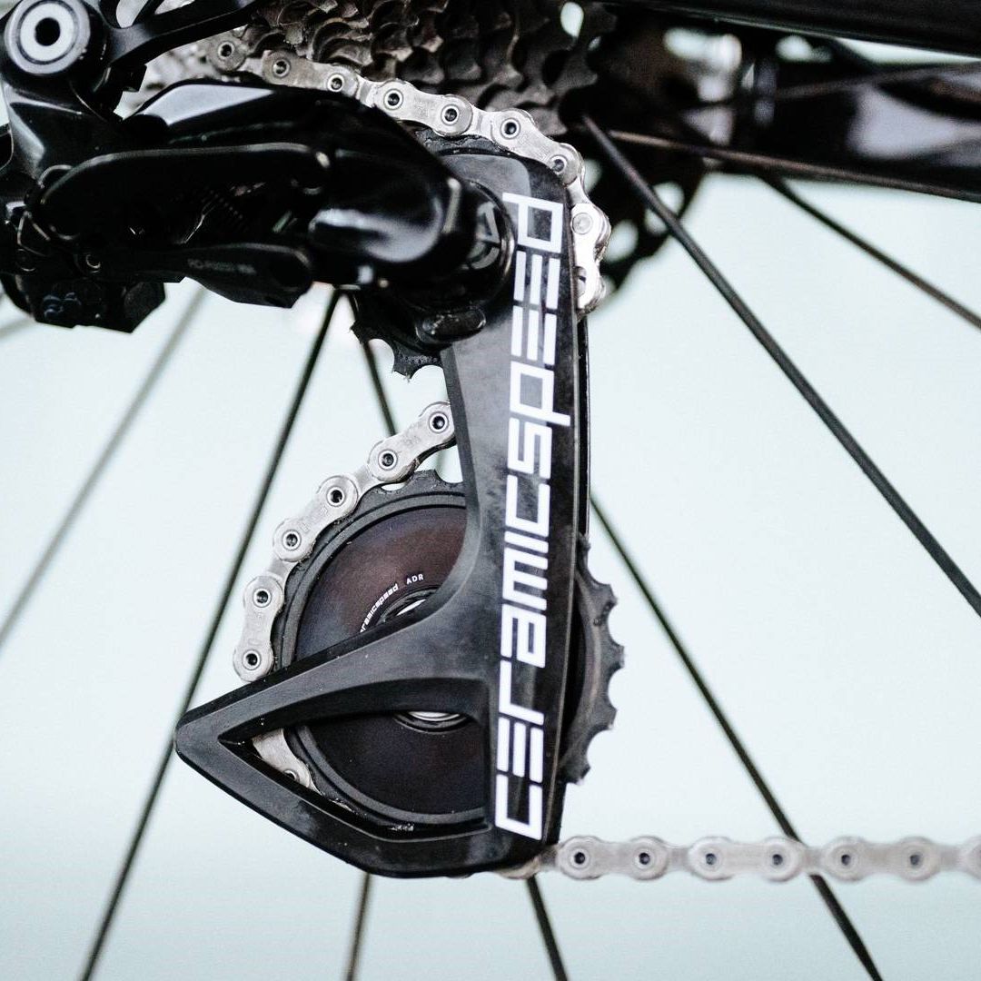 These new solid jockey wheels from CeramicSpeed clean These new solid jockey wheels from CeramicSpeed clean