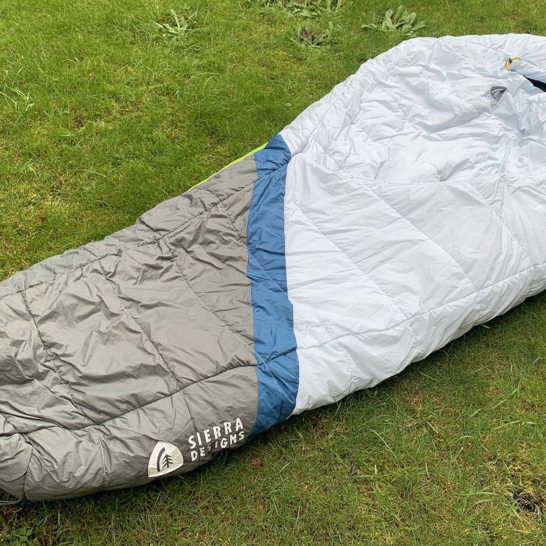 Sierra Designs Night Cap 20 Degree Regular Mummy Sleeping Bag - Blue - View #9