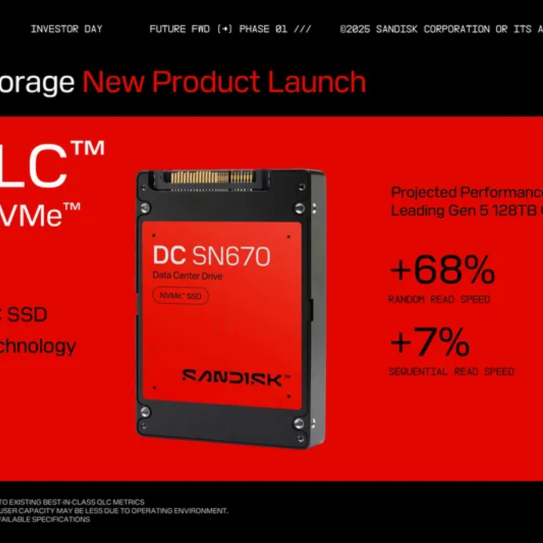 千２５タッチパネル長く使えるOffice、Windows1125H2 爆速SSD Sandisk reveals monstrous 256TB SSD for AI, skipping cache and