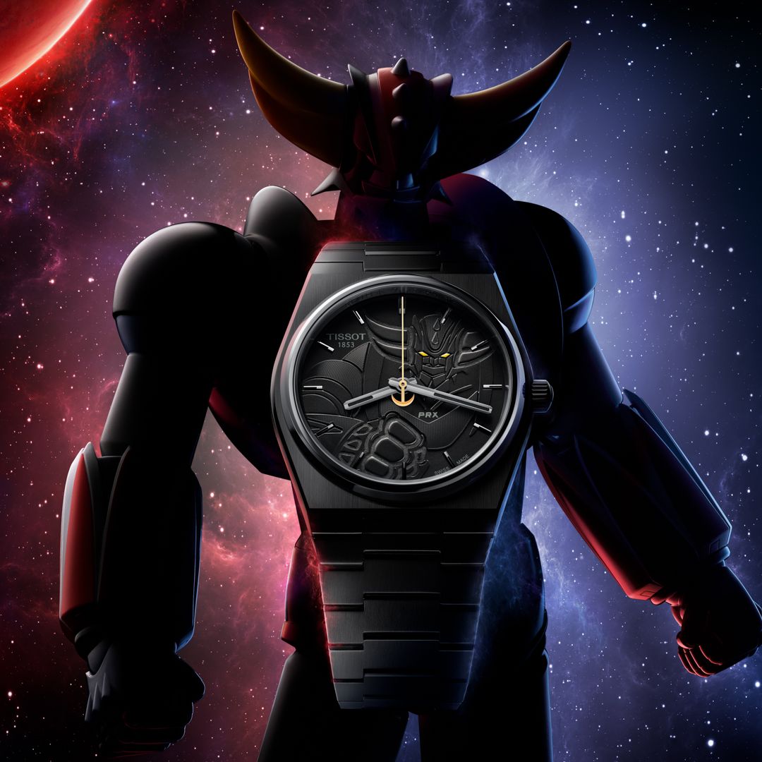 This stealthy black Tissot PRX marks 50 years of UFO Robot