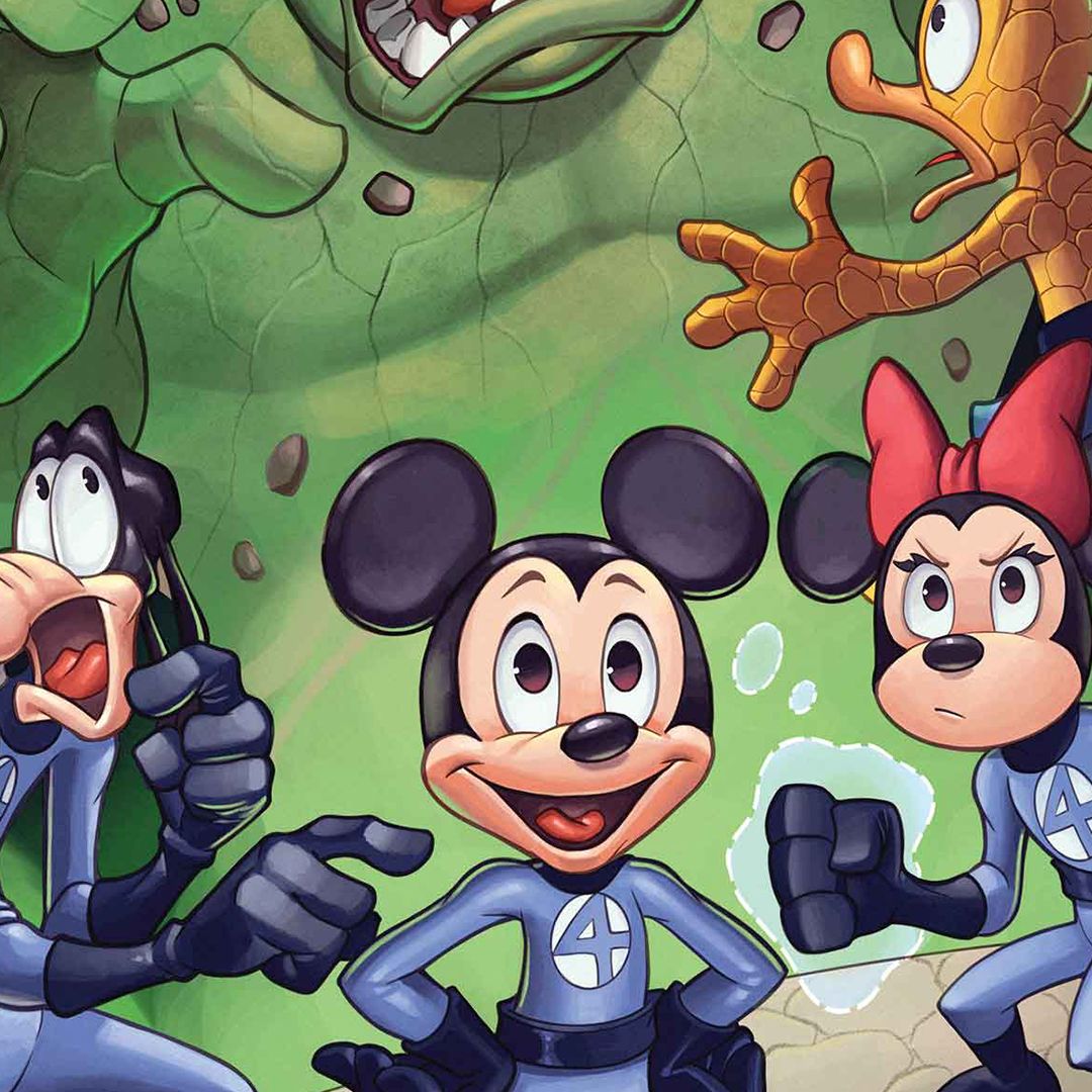 The Fantastic Four gets Disney-fied as Mickey, Minnie, Donald, and