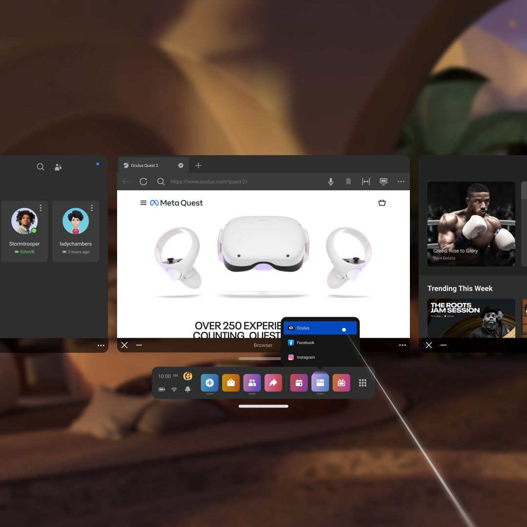 Quest 2 update brings multitasking for everyone and sharing to iOS