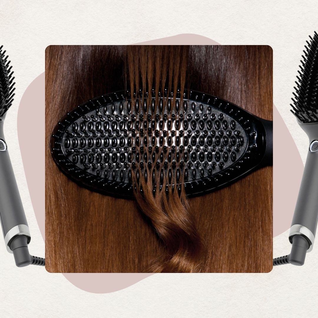GHD glide Smoothing hair brush Good Hair Day in minutes . The GHD glide hot brush glides  main image 3